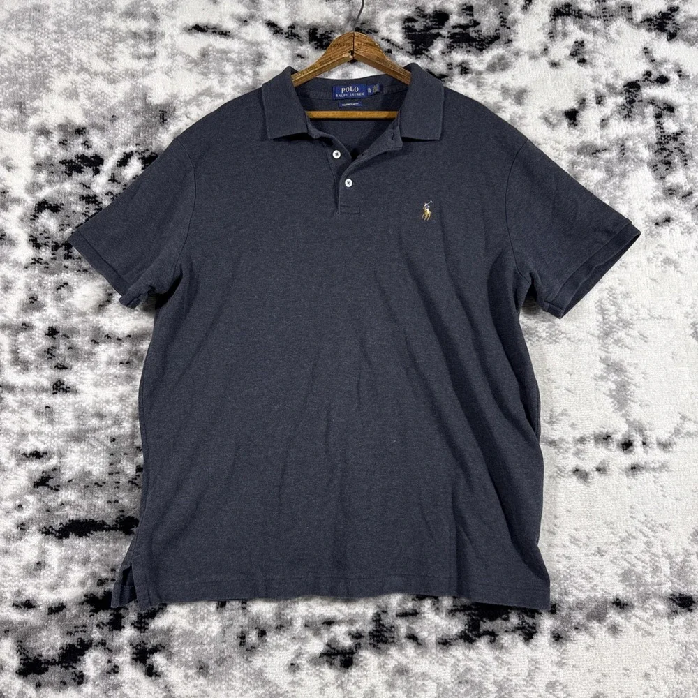Polo Ralph Lauren Polo Shirt Mens Extra Large‎ Flesh Pony Preppy CUSTOM SLIM FIT